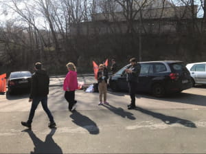 Протест фракції "Голос" проти підписання "мінської зради"