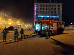 Подземный пожар на Крещатике