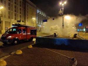 Подземный пожар на Крещатике