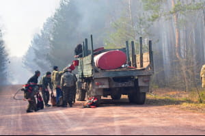 Пожар в Житомирской области
