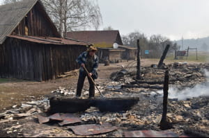 Пожар в Житомирской области