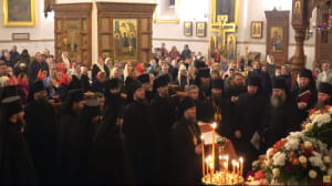 Святогорская лавра УПЦ МП на Пасху