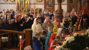 Святогорская лавра УПЦ МП на Пасху