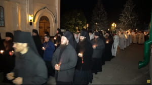 Святогорская лавра УПЦ МП на Пасху