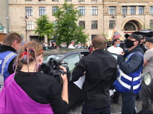 Акция под Кабмином