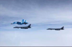 Бомбардувальники ВПС США B-1B Lancer 