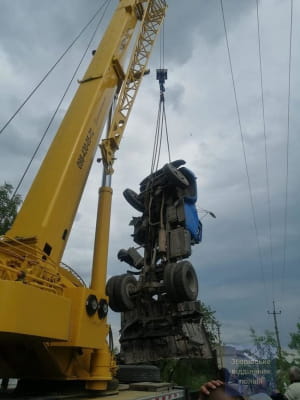 Обвал моста в Тернопольской области