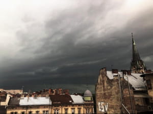 Шторм у Львові