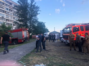 На Позняках уже частично разобрали завалы после взрыва