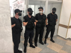 Яна Зинкевич на суде по делу Стерненко