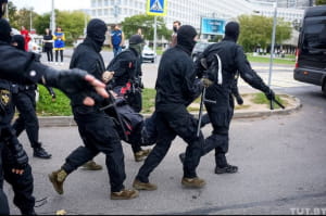 протест в Минске 