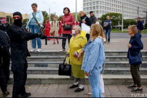 протест в Минске 