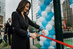 Нове поле для гри в футбол та баскетбол