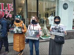 У Києві активісти вийшли на захист тварин