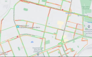 Пробки на дорогах в Киеве