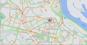 Пробки на дорогах в Киеве