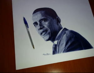 Портрети кульковою ручкою