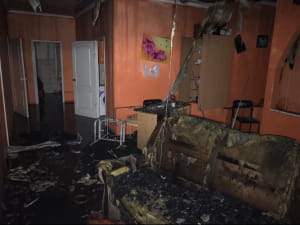 Пожар в доме престарелых
