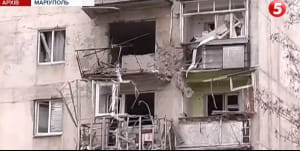 Обстріл Маріуполя з "Градів"