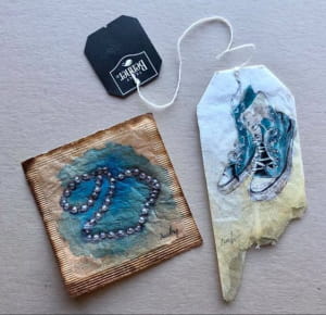 Малюнок на чайному пакетику