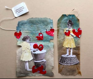 Малюнок на чайному пакетику