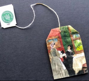 Малюнок на чайному пакетику