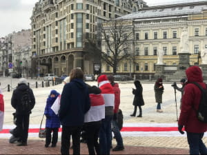Акция в поддержку Беларуси
