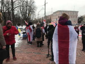 Акция в поддержку Беларуси