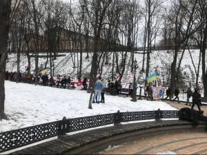 Акция в поддержку Беларуси