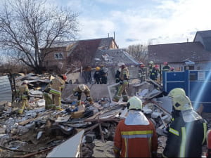 Взрыв газа в Киеве