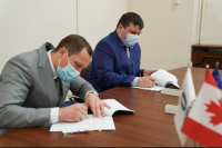 Подписание соглашения между Канадой и Украиной