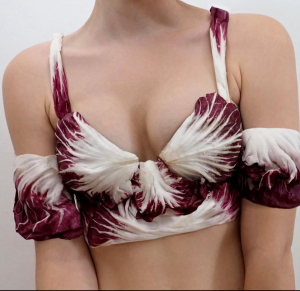 художниця створює речі з продуктів харчування 