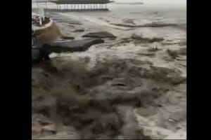 последствия непогоды в Ялте