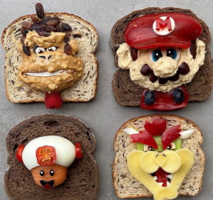 Кухар сворює страви у вигляді персонажів з мультфільмів