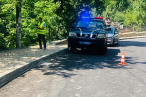 В Яремче автомобиль слетел в обрыв
