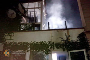 Пожар в доме престарелых