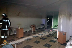 Пожар в доме престарелых