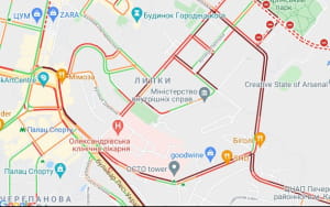 пробки на дорогах