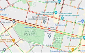 пробки на дорогах