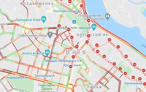 пробки на дорогах