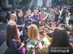 Задержание мужчины, который с гранатой захватил Кабмин