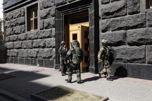 Задержание мужчины, который с гранатой захватил Кабмин