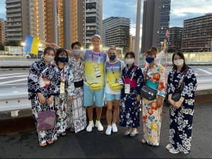 Украинские спортсмены на завершении Олимпийских Игр-2020