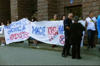 Мітинг у Польщі