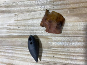 Артефакти, що були у шлунку алігатора 