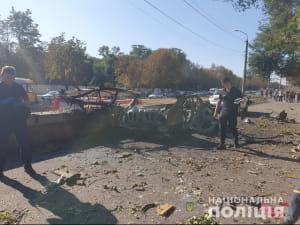 Вибух авто у Дніпрі