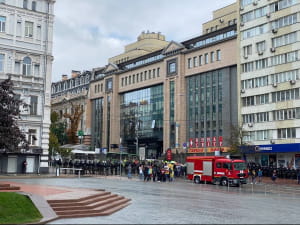 Место сбора участников "Марша равенства"