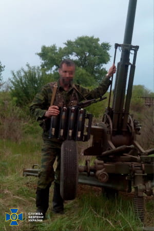 Задержанный боевик "ЛНР"