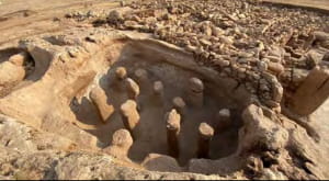 Розкопки на території археологічної пам'ятки Карахан-Тепе