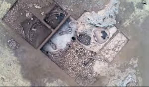 Розкопки на території археологічної пам'ятки Карахан-Тепе